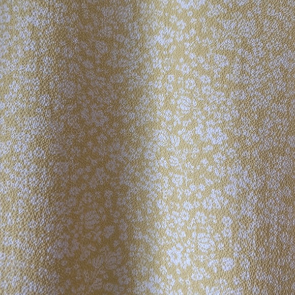 |SOLD| Ditsy Yellow Floral Midi Slip Dress - Picture 2 of 3